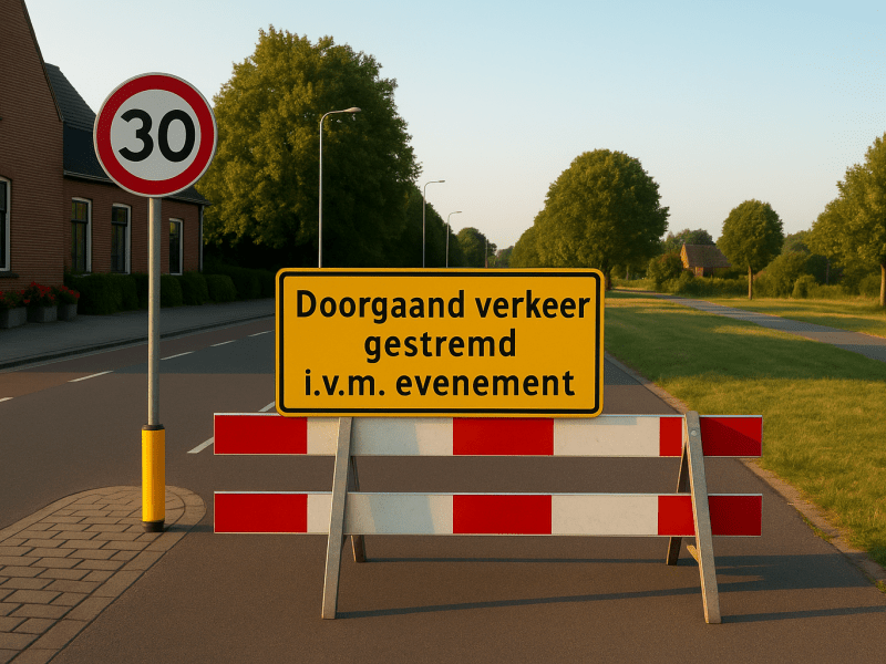 Verkeer gestremd